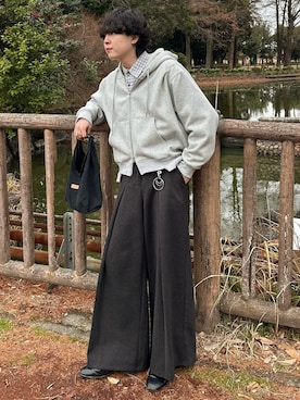 「アイテム（バッグ）」を使った、おだまや  さん（メンズ・171cm）の冬コーディネート