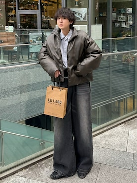 「アイテム（リング）」を使った、おだまや  さん（メンズ・171cm）の冬コーディネート