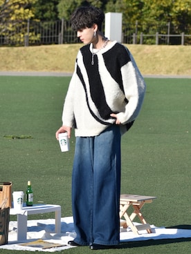 「endevice（エンデヴァイス）のアイテム」を使った、おだまや  さん（メンズ・171cm）の冬コーディネート