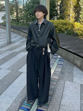 「アイテム（キーケース/キーアクセサリー）」を使った、おだまや  さん（メンズ・171cm）の冬コーディネート