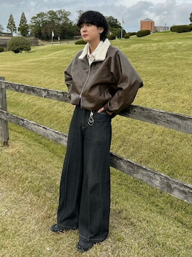 「アイテム（財布/小物）」を使った、おだまや  さん（メンズ・171cm）の秋コーディネート