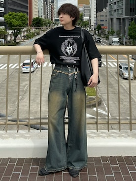 「LION HEART（ライオンハート）のアイテム」を使った、おだまや  さん（メンズ・172cm）の春コーディネート