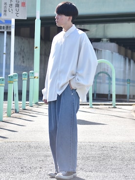 「RUUBON」｜「アイテム（その他）」を使った、おだまや  さん（メンズ・171cm）の冬コーディネート