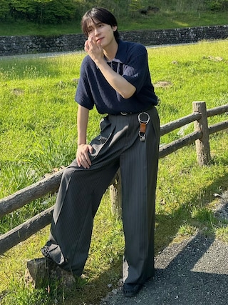 「Hender Scheme（エンダースキーマ）のkey hook（キーケース/キーアクセサリー）」を使った、おだまや  さん（メンズ・172cm）の夏コーディネート