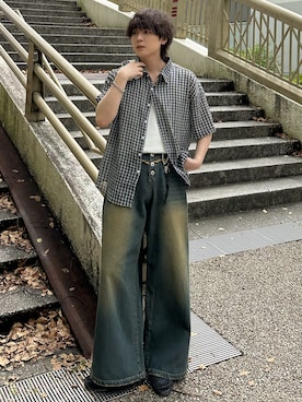 「LION HEART（ライオンハート）のアイテム」を使った、おだまや  さん（メンズ・172cm）の春コーディネート