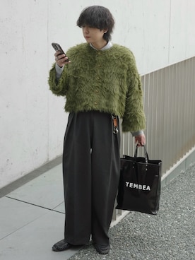 「TEMBEA（テンベア）のアイテム」を使った、おだまや  さん（メンズ・171cm）の冬コーディネート