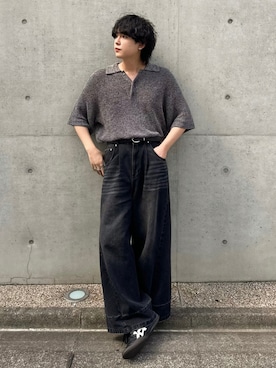 「アイテム（ニット/セーター）」を使った、おだまや  さん（メンズ・171cm）の夏コーディネート