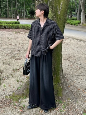 「soerte（ソエルテ）のアイテム」を使った、おだまや  さん（メンズ・172cm）の夏コーディネート