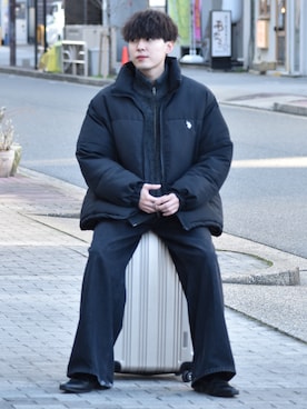 「endevice（エンデヴァイス）のアイテム」を使った、おだまや  さん（メンズ・171cm）の冬コーディネート