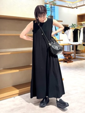 「アイテム（ボストンバッグ）」を使った、BEARDSLEYさん（レディース・160cm）の夏コーディネート