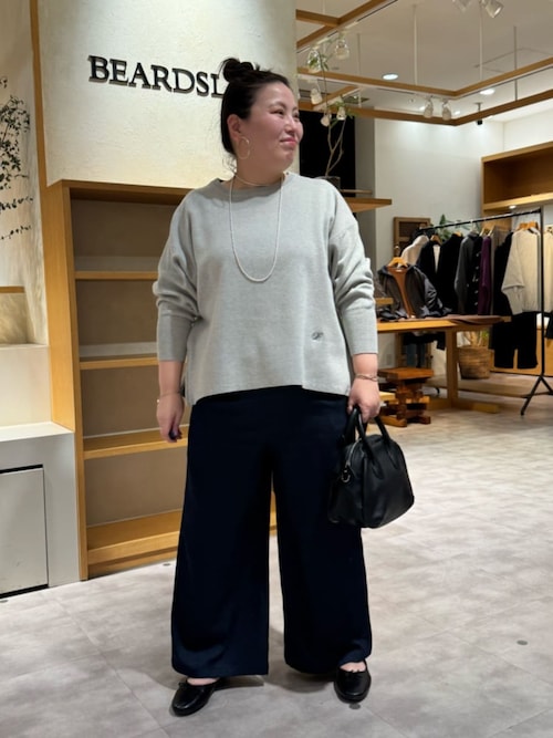 BAイニシャルサイドZIPニット（ニット/セーター）｜BEARDSLEY