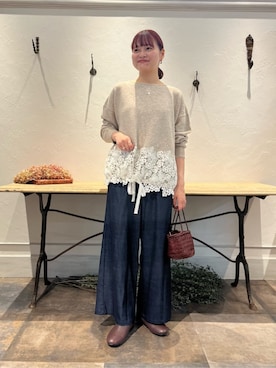 BEARDSLEYさん（レディース・154cm）の冬コーディネート