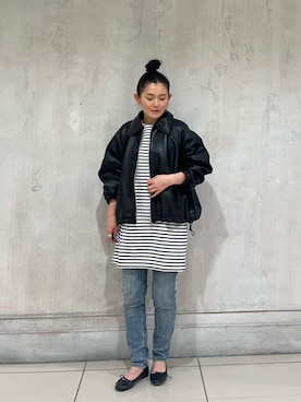 「LIVETART（リヴェタート）のアイテム」を使った、BEARDSLEYさん（レディース・156cm）の冬コーディネート