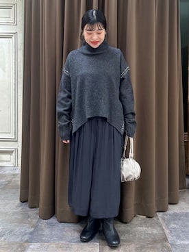 BEARDSLEYさん（レディース・152cm）の冬コーディネート