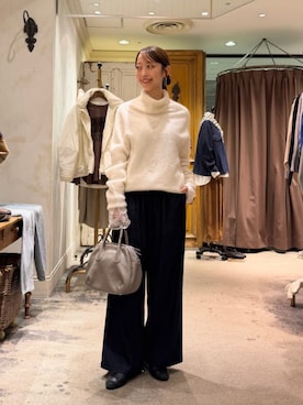 「BEARDSLEY（ビアズリー）のアイテム」を使った、BEARDSLEYさん（レディース・154cm）の秋コーディネート