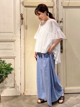 BEARDSLEYさん（レディース・157cm）の夏コーディネート