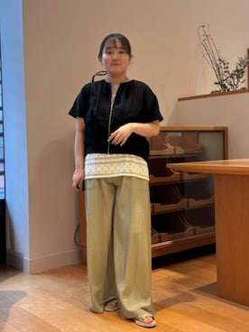 「BEARDSLEY（ビアズリー）のアイテム」を使った、BEARDSLEYさん（レディース・156cm）の春コーディネート