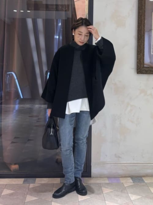 ウールポンチョコート（その他アウター）｜BEARDSLEY（ビアズリー）の