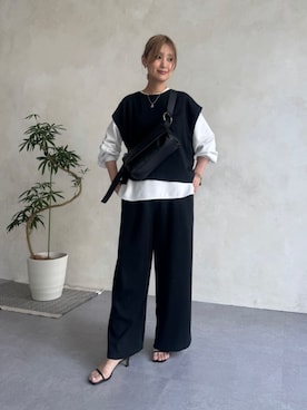 「BEARDSLEY（ビアズリー）のアイテム」を使った、BEARDSLEYさん（レディース・158cm）の夏コーディネート