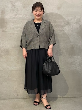 「BEARDSLEY（ビアズリー）のアイテム」を使った、BEARDSLEYさん（レディース・151cm）の春コーディネート