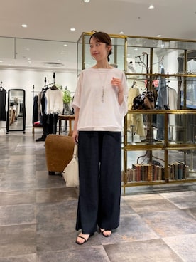 「BEARDSLEY（ビアズリー）のアイテム」を使った、BEARDSLEYさん（レディース・154cm）の夏コーディネート