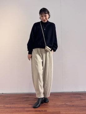 BEARDSLEYさん（レディース・157cm）の秋コーディネート