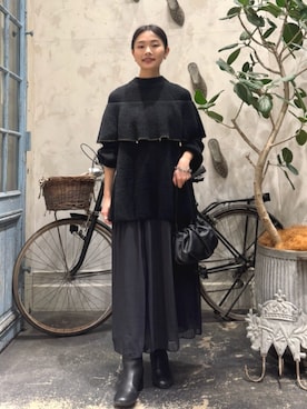 BEARDSLEYさん（レディース・157cm）の秋コーディネート