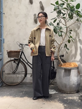 BEARDSLEYさん（レディース・157cm）の冬コーディネート