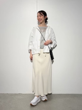 「BEARDSLEY（ビアズリー）のアイテム」を使った、BEARDSLEYさん（レディース・154cm）の春コーディネート