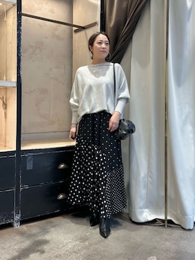 「アイテム（ブーツ）」を使った、BEARDSLEYさん（レディース・153cm）の冬コーディネート