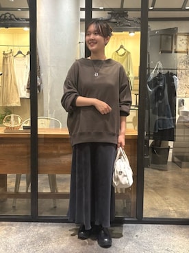 BEARDSLEYさん（レディース・162cm）の秋コーディネート