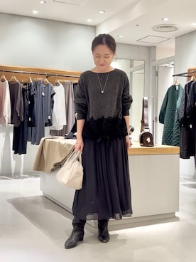 BEARDSLEYさん（レディース・153cm）の冬コーディネート