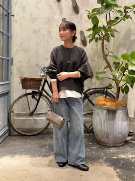 「BEARDSLEY（ビアズリー）のアイテム」を使った、BEARDSLEYさん（レディース・149cm）の夏コーディネート