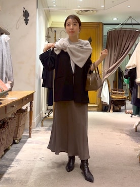 BEARDSLEYさん(レディース・154cm)の秋コーディネート