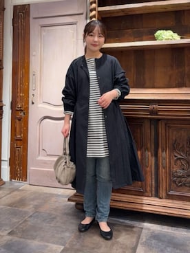 「LIVETART（リヴェタート）のアイテム」を使った、BEARDSLEYさん（レディース・158cm）の冬コーディネート