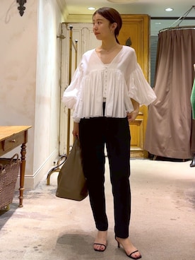 「BEARDSLEY（ビアズリー）のアイテム」を使った、BEARDSLEYさん（レディース・154cm）の冬コーディネート