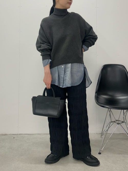 BEARDSLEY（ビアズリー） ワイドパンツ パンツ コットンシャーリング