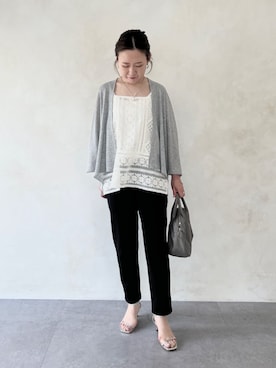 「リラックス」｜BEARDSLEYさん（レディース・153cm）の春コーディネート