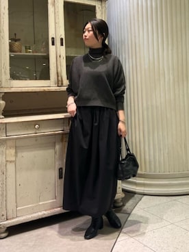 「BEARDSLEY（ビアズリー）のアイテム」を使った、BEARDSLEYさん（レディース・164cm）の冬コーディネート