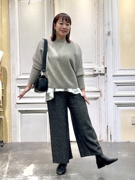 BEARDSLEYさん（レディース・156cm）の冬コーディネート