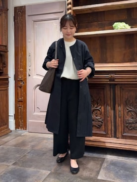 「BEARDSLEY（ビアズリー）のアイテム」を使った、BEARDSLEYさん（レディース・158cm）の冬コーディネート