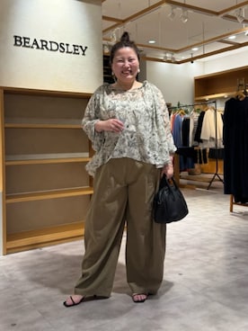 「BEARDSLEY（ビアズリー）のアイテム」を使った、BEARDSLEYさん（レディース・158cm）の冬コーディネート