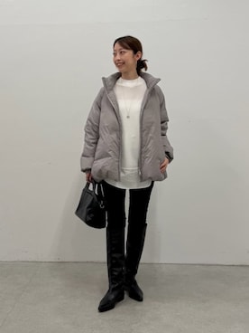「BEARDSLEY（ビアズリー）のアイテム」を使った、BEARDSLEYさん（レディース・154cm）の夏コーディネート
