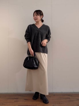 BEARDSLEYさん（レディース・160cm）の秋コーディネート