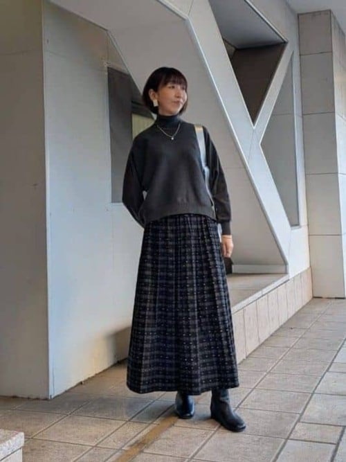 セール】先染めチェックタックスカート（スカート）｜BEARDSLEY
