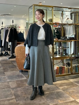 BEARDSLEYさん（レディース・154cm）の冬コーディネート