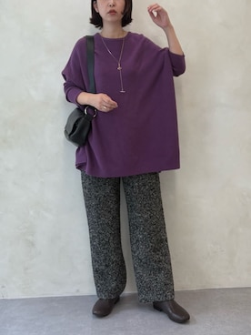 BEARDSLEYさん（レディース・162cm）の秋コーディネート