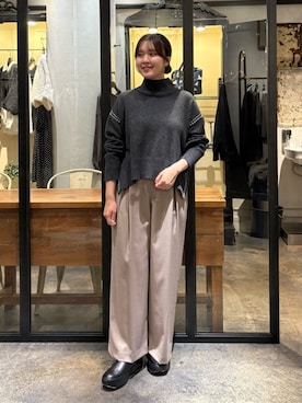 BEARDSLEYさん（レディース・162cm）の冬コーディネート