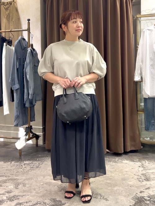 短時間着用　ビアズリー NEW シワシフォンギャザーパンツ BEARDSLEY（ビアズリー） パンツ NEWシワシフォンギャザーパンツ