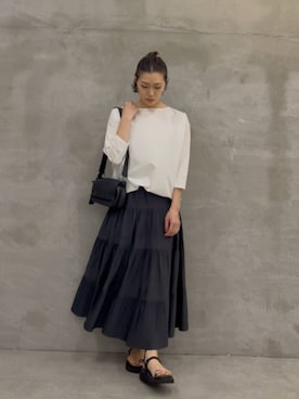 「BEARDSLEY（ビアズリー）のアイテム」を使った、BEARDSLEYさん（レディース・159cm）の春コーディネート